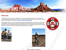 Tablet Screenshot of moabbikepatrol.com